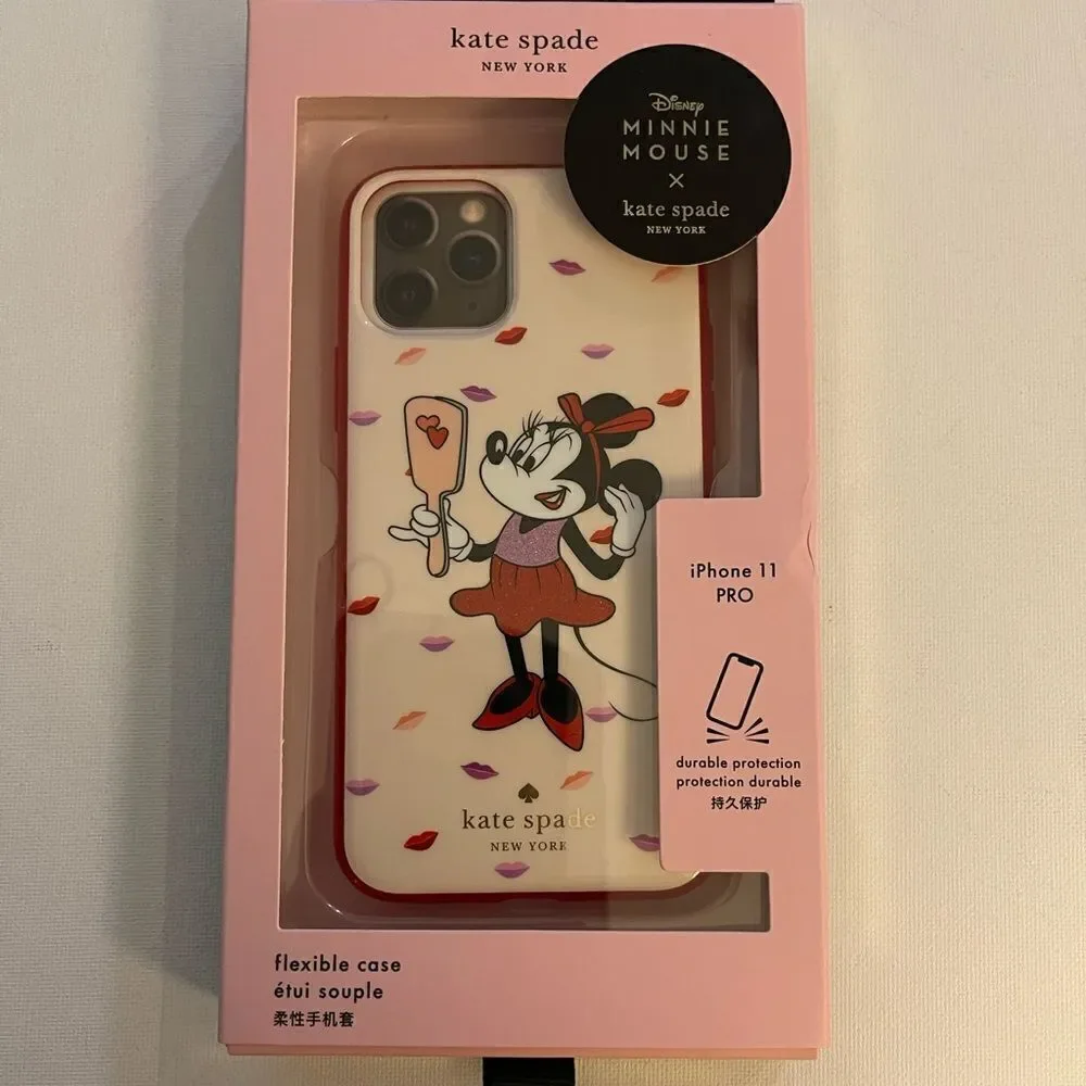 Kate Spade Disney Minnie Mouse IPhone 11 Pro flexible case NWT